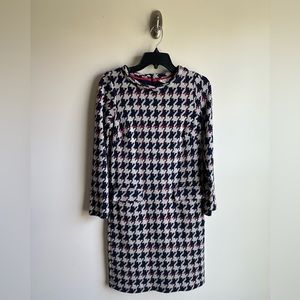 Boden Jacquard Houndstooth Shift Dress,  Women’s Size 4